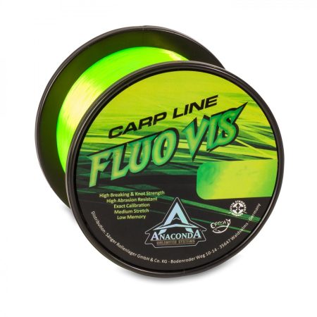Anaconda Fluo vis Carp Line 1200m 0,30mm