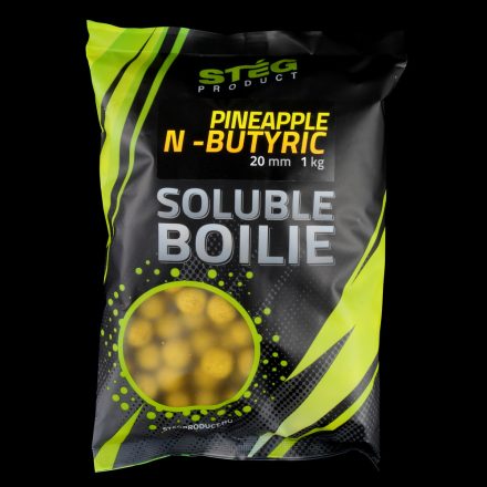 Stég Product Soluble Boilie Pineapple-N-Butyric 20mm 1kg