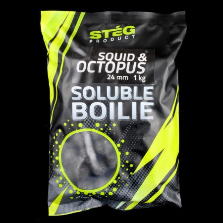Stég Product Soluble Boilie 24mm Squid & Octopus 1kg